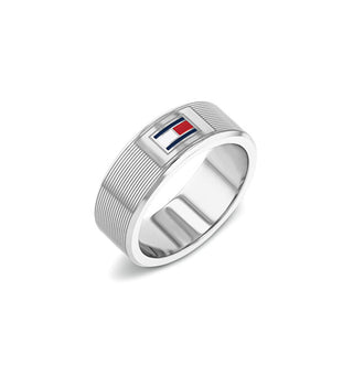 Tommy hilfiger Stylish steel Anello H-Link 2790685 - Circuit: 62 mm