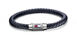 Tommy Hilfiger Bracciale Trendy In Pelle Blu Scuro Th2701000