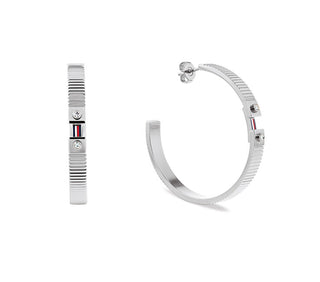 Tommy hilfiger Stunning steel rings con crystals Stripes 2781049