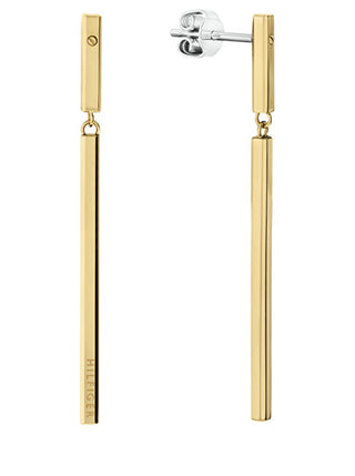 Tommy hilfiger Linear gold-plated dangling Orecchini 2780955