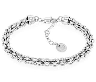 Tommy Hilfiger Bracciale In Acciaio Distintivo Cerchi Intrecciati 2780841
