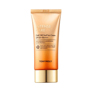 Tony Moly Anti-Aging Sonnencreme LSF 50+ Intensive Care Gold 24K Schnecke 50 ml