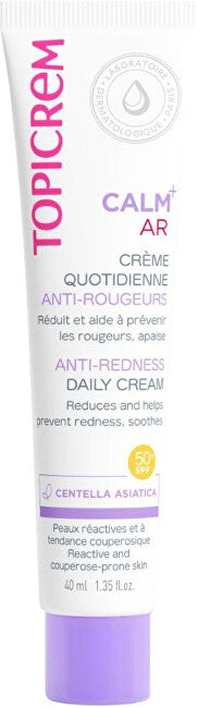 Topicrem Crema Giorno Anti-Rossore Spf 50+ Calm+ (Crema Giorno Anti-Rossore) 40 Ml