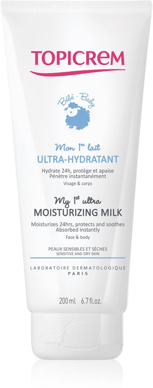 Topicrem Baby Mon 1st Leche Corporal Ultra Hidratante de Larga Duración 200 ml