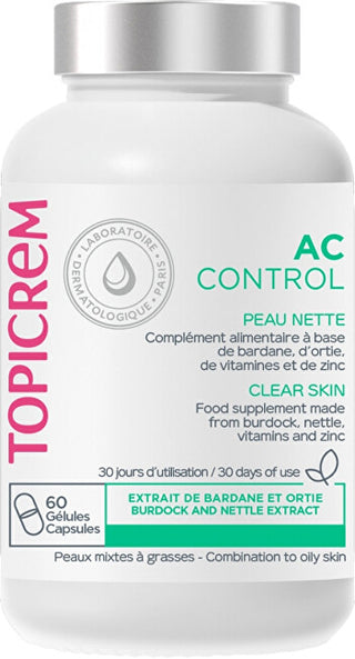 Topicrem Integratore Alimentare Per Pelli Problematiche A Tendenza Acneica Ac Control (Clear Skin) 60 Pezzi