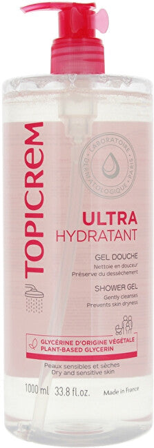 Topicrem Shower Gel for Sensitive and Dry Skin Ultra-Hydrating (Shower Gel) - Volume: 75 Ml 