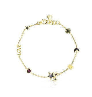 Tous Bracciale Da Donna Placcato Oro Con Simboli Teddy Bear 1003417000