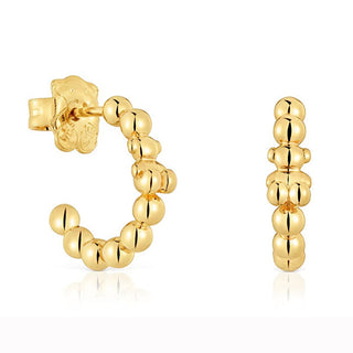 Tous Orecchini A Cerchio Placcati Oro Gloss 1004094000