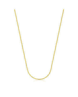 Tous Gold Plated Ball Chain Necklace 1000042900 