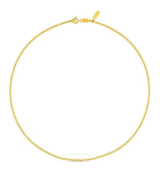 Tous Gold Plated Rolo Chain 1003732400 