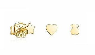 Tous Set Di Orecchini A Bottone Placcati Oro Cool Joy 1003190300