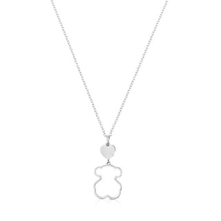 Tous Charming Silver Necklace New Silueta 1000118300 (Chain, Pendant) 