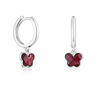 Tous Orecchini A Cerchio Decenti Con Rodolite 1003874300