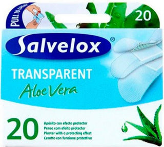 Salvelox Transparent Aloe Vera - Cerotti Trasparenti 20 Pz