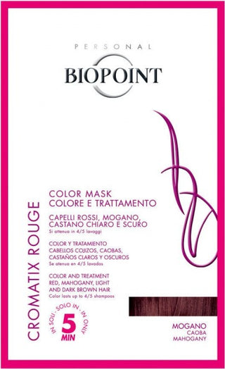 Biopoint Trattamento Colorante Cromatix Maschera Trattamento Colore In 5 Minuti 30 Ml Mogano