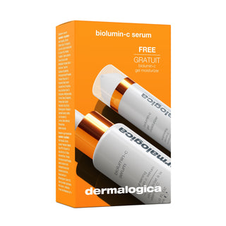 Ustawić Dermalogica: Biolumin-C Witamina C Rozjaśniające Serum Do Twarzy 30 ml + Biolumin-C Witamina C Nawilżający Żel Do Twarzy 15 ml *Miniatura