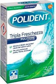 Polident Tripla Freschezza Compresse Per Protesi 36 Compresse