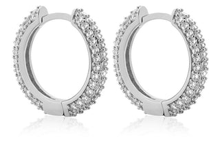 Troli Orecchini In Argento Scintillante Con Zirconi Vbe0149S