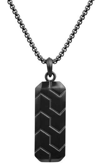 Troli Black Collana with elongated Ciondolo VNP0106B