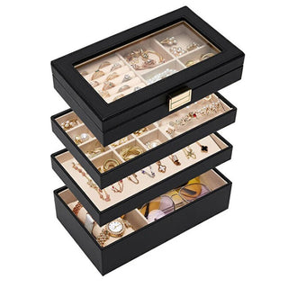 Troli Organizzatore Di Gioielli Nero
