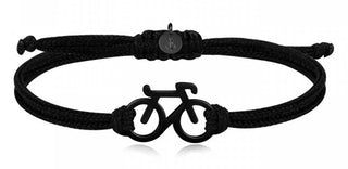 Troli Black Cord Bracelet Bicycle 