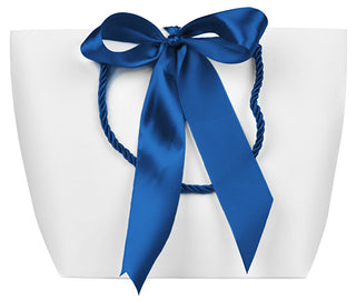Troli Borsa Regalo Con Nastro Blu
