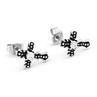 Troli Design men´s cross Orecchini KS-145