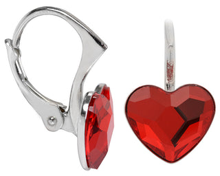 Levien Orecchini In Argento Per Bambina Cuore Piatto Luce Siam