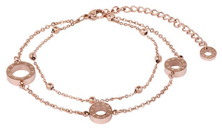 Troli Double Bracelet In Bronze Made In Steel Love 