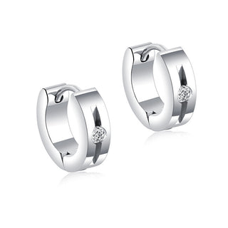 Troli Elegant steel Orecchini rings VSE010S-PET