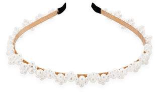 Troli Elegante Cerchietto Di Perle Per Capelli
