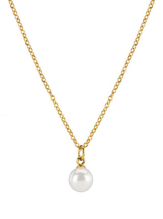 Troli Elegant gold-plated Collana with pearl VJMS002NR