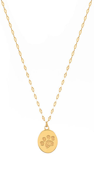Troli Collar con pata chapada en oro juguetón Vabqjn038G (Cadena, Colgante) 