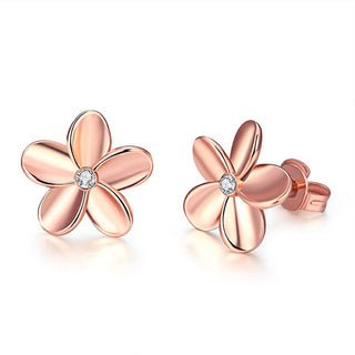 Troli Delicati Orecchini In Bronzo Con Cristalli Flowers Vse001R-Pet