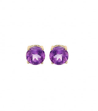 Kalace Fine gold-plated stud Orecchini with amethysts PO/SE00540Y