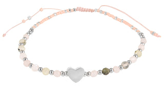 Troli Fine beaded Bracciale with heart VBD392-B