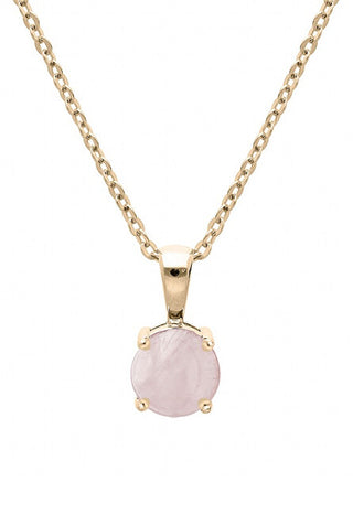 Kalace Delicate gold-plated Collana with rose quartz PO/SP10282I