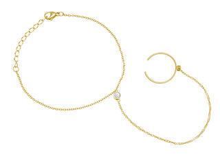 Troli Bracciale Placcato Oro Con Zirconi Vsb6006G-Pet