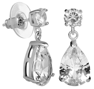 Troli Sparkling Orecchini with clear crystals