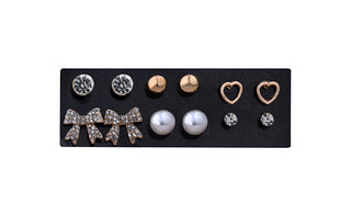 Troli Bellissimo Set Di Orecchini In Oro Rosa (6 Paia)