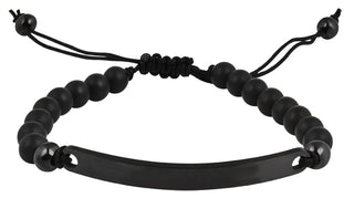 Troli Modern beaded Bracciale with steel decoration VBD066BB