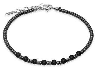 Troli Modern beaded Bracciale with onyx VBD395B