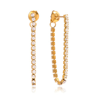 Troli Modern gold-plated Orecchini with chains VJDE0307061