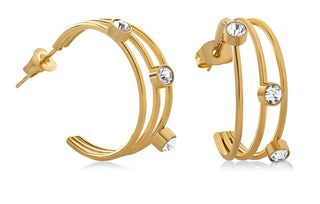 Troli Modern gold-plated Orecchini with zircons VAAJDE2022985G