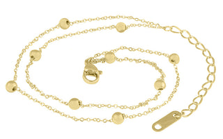 Troli Modern gilded leg chain made of Globe Gold steel