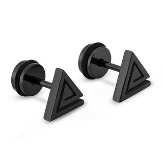Troli Orecchini In Acciaio Moda Triangoli
