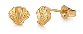 Troli Orecchini A Conchiglia Placcati Oro Moda Vede0149 G