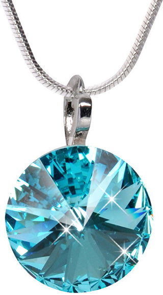 Levien Elegante Collana Rivoli Light Turquoise