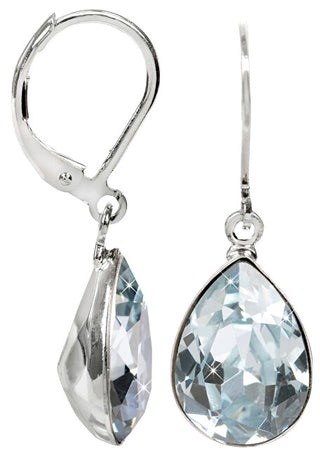 Levien Orecchini Affascinanti Con Cristalli Pear Light Azores