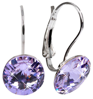 Levien Élégantes Boucles d'oreilles Rivoli Violet 